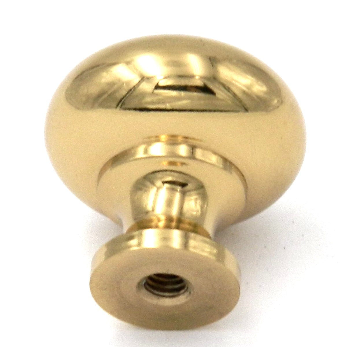 Keeler Solid Brass Polished Brass Round 1" Solid Brass Cabinet Knob BK11-03