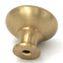 BK13-04 Satin Brass Solid Brass 1 1/4" Mushroom Cabinet Knobs Pulls Keeler