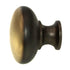 Hickory Hardware Solid Brass Yorkshire Brass 1 1/4" Round Cabinet Knob BK13-0751