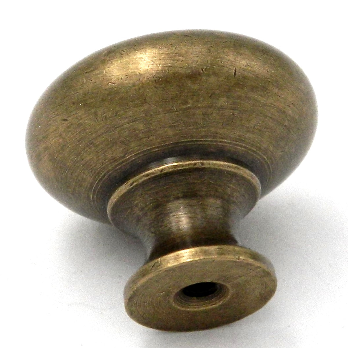 BK13-AB Antique Brass Solid Brass 1 1/4" Cabinet Knob Pull Belwith Hickory