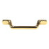 FKI Hardware Period Brass Solid Brass Cabinet Pull 3" Ctr Polished Brass BK2