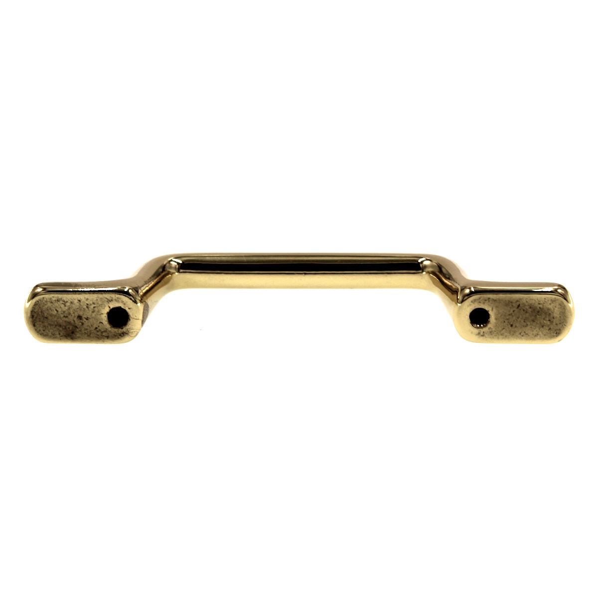 FKI Hardware Period Brass Solid Brass Cabinet Pull 3" Ctr Polished Brass BK2