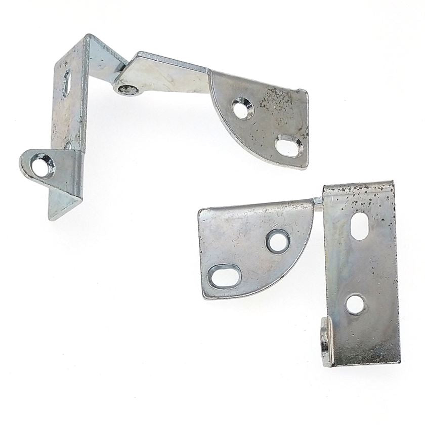 Pair of Amerock Knife-Pivot Pin Hinges, Top and Bottom of Door 3/4" BP1205-2G