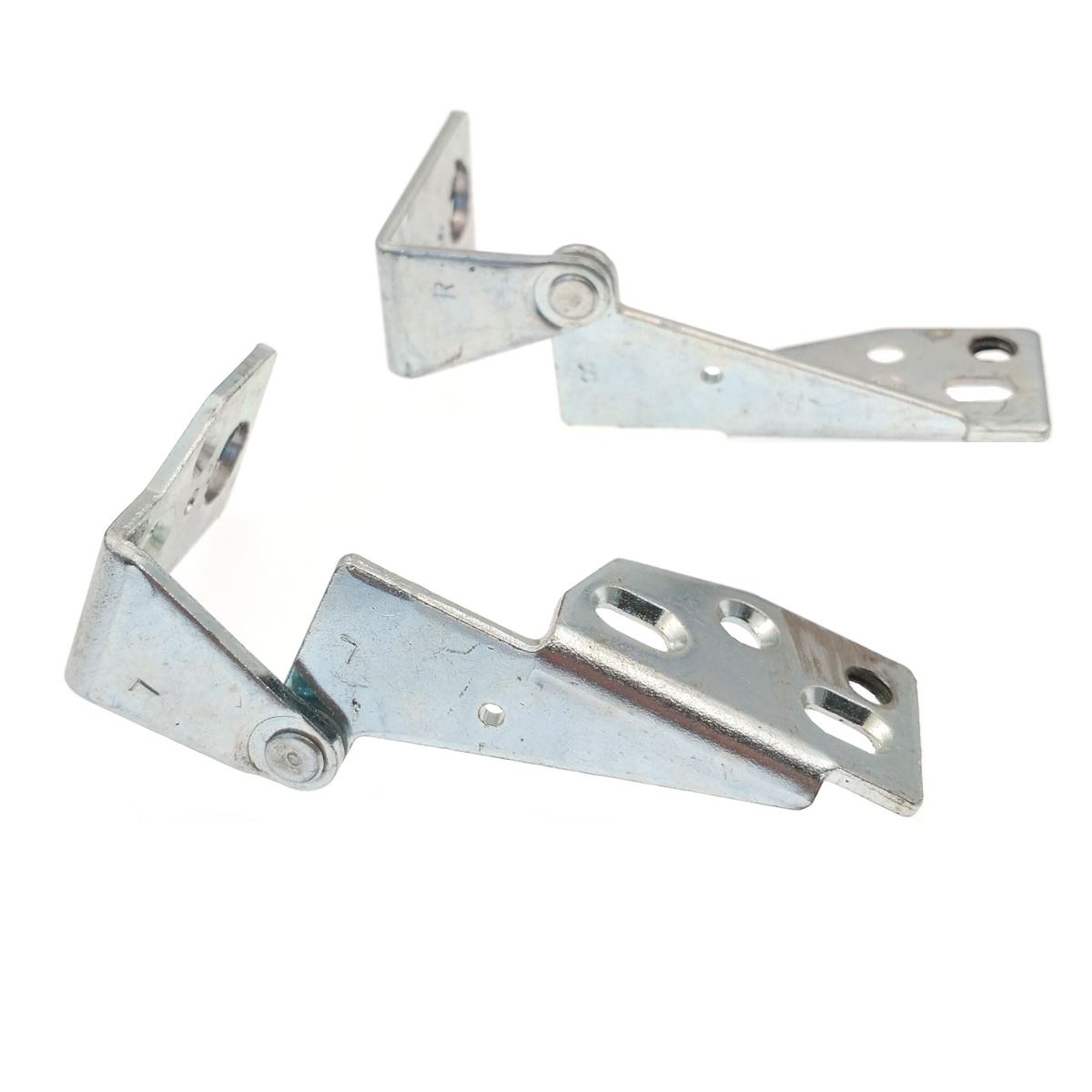 Set Amerock Perma-Brite Zinc Concealed Overlay Pin Knife-Pivot Hinges BP1242H-2G