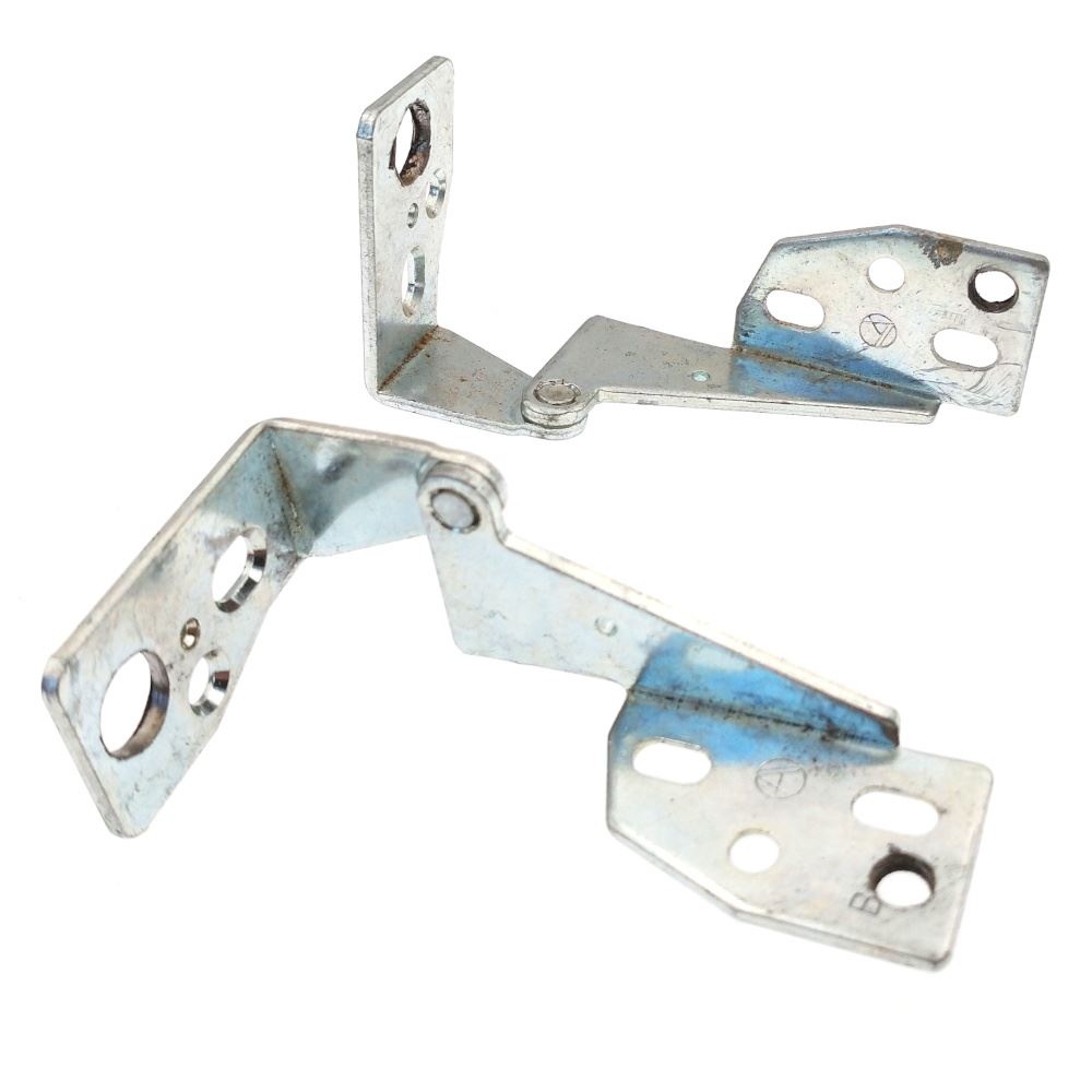 Set Amerock Perma-Brite Zinc Concealed Overlay Pin Knife-Pivot Hinges BP1242H-2G