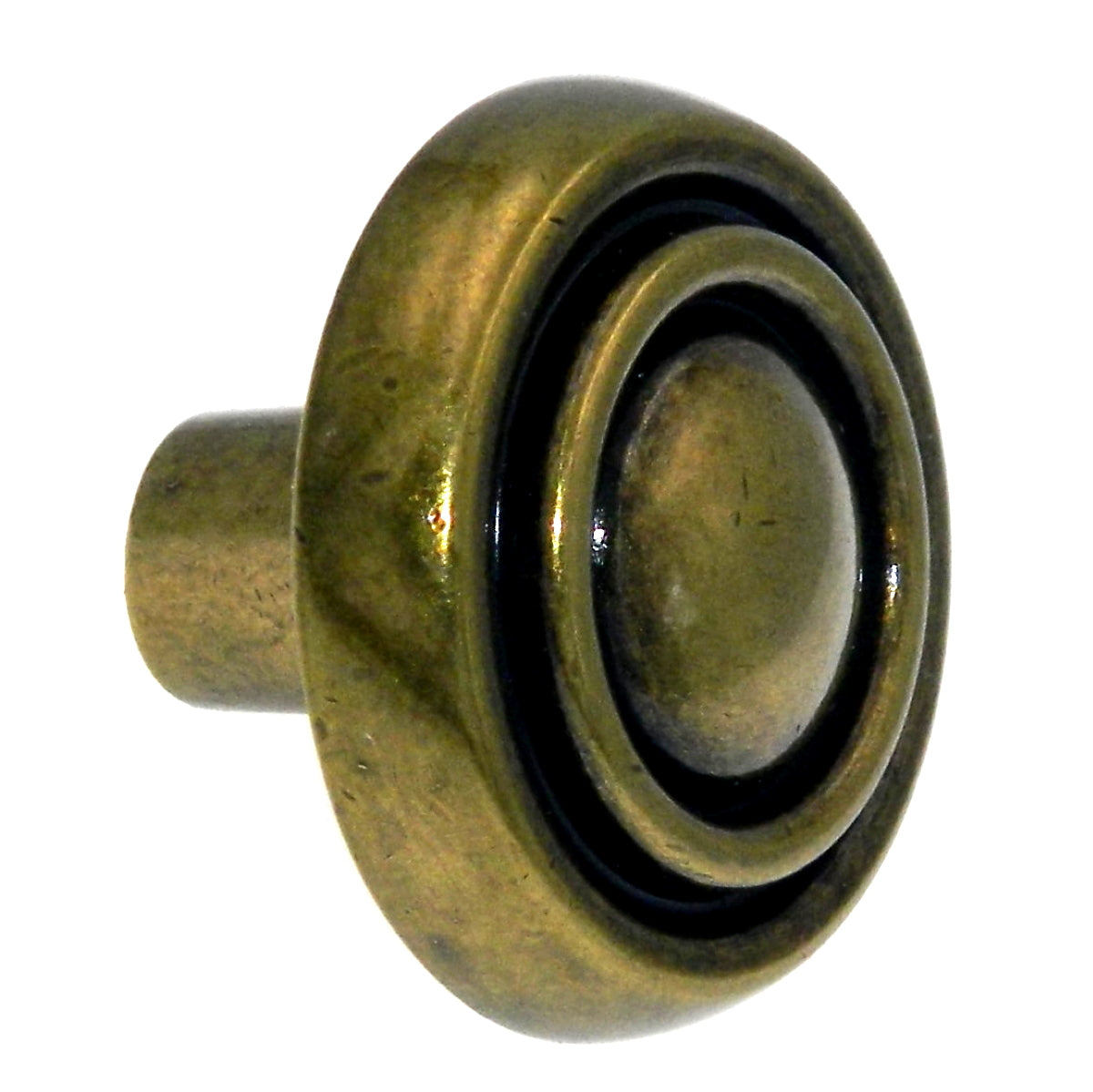 Amerock Sterling Traditions Burnished Brass 1 1/8" Cabinet Pull Knob BP1306-O77