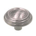 Amerock Sterling Traditions Satin Nickel 1 1/4" Ringed Cabinet Knob BP1307-G10