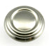 Amerock Brass & Sterling Traditions Sterling Nickel 1 1/4" Ringed Cabinet Knob BP1307-G9