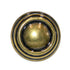 Amerock BP1307-O77 Burnished Brass 1 1/4" Cabinet Knob Brass & Sterling