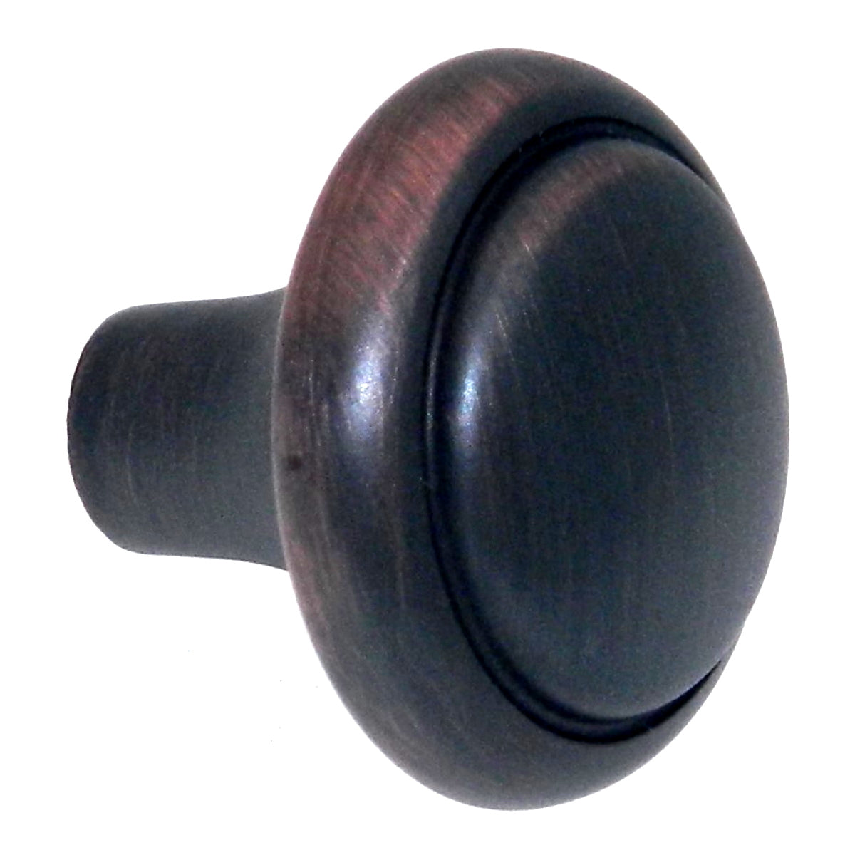 Amerock Sterling Traditions Oil-Rubbed Bronze 1 1/8" Ringed Cabinet Pull Knob BP1308ORB