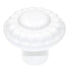 Amerock BP1321-W White Colour Washed Ceramic 1 3/8" Mushroom Cabinet Knobs