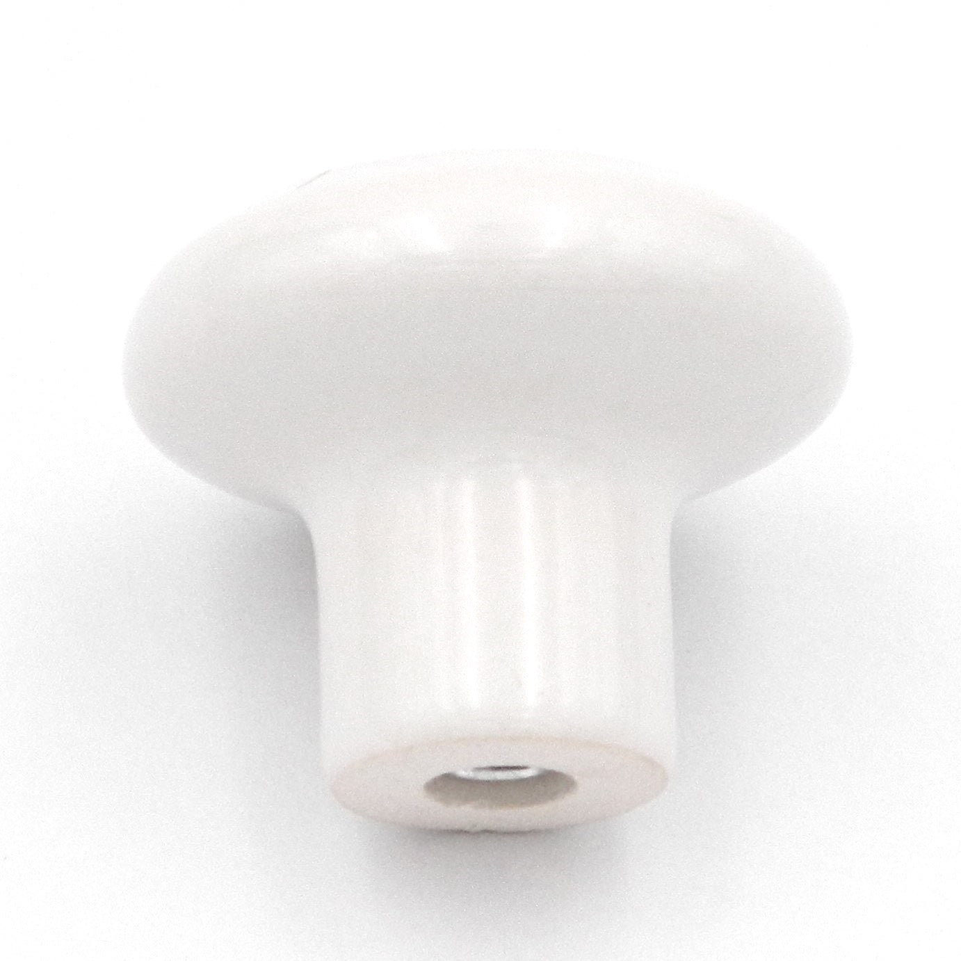 Amerock White Ceramic 1 3/8" Knob BP1323-W