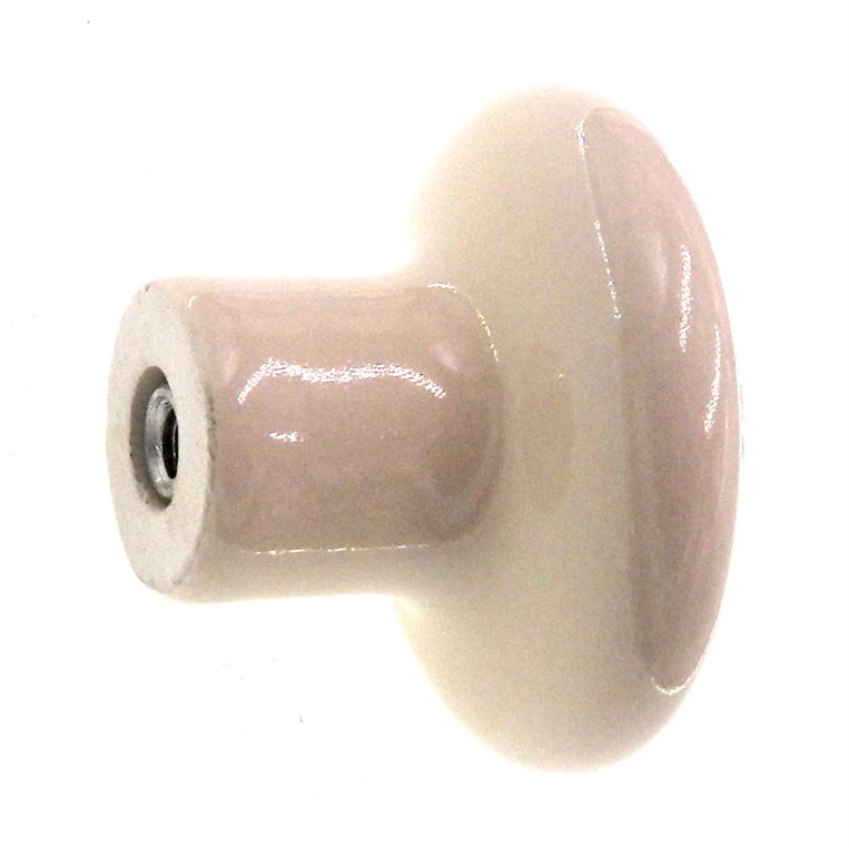 Amerock Colour Washed Ceramics Almond 1 3/8" Ringed Cabinet Knob BP1325-A