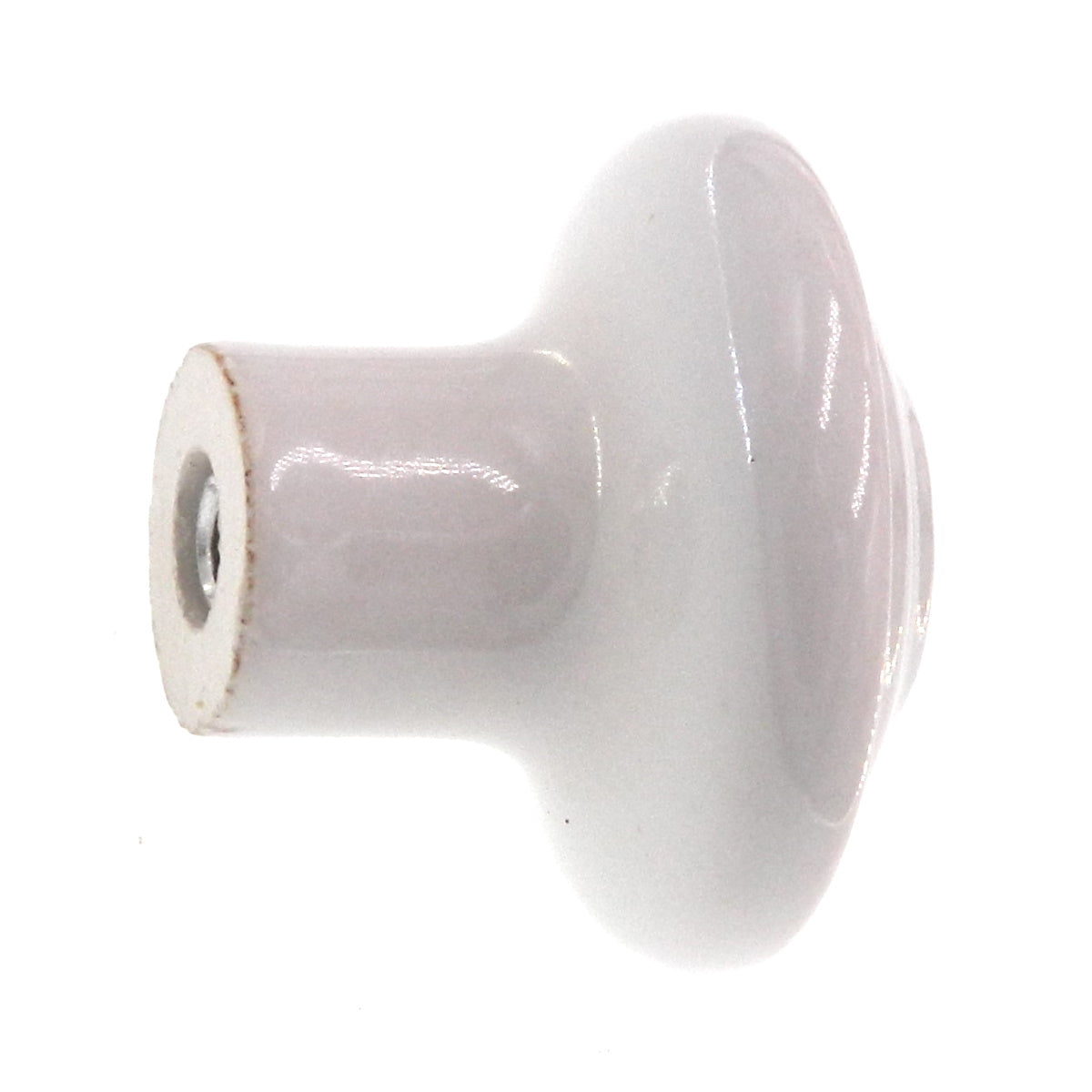 Amerock Ceramics White 1-3/8" Round Cabinet Knob Pull BP1327-W