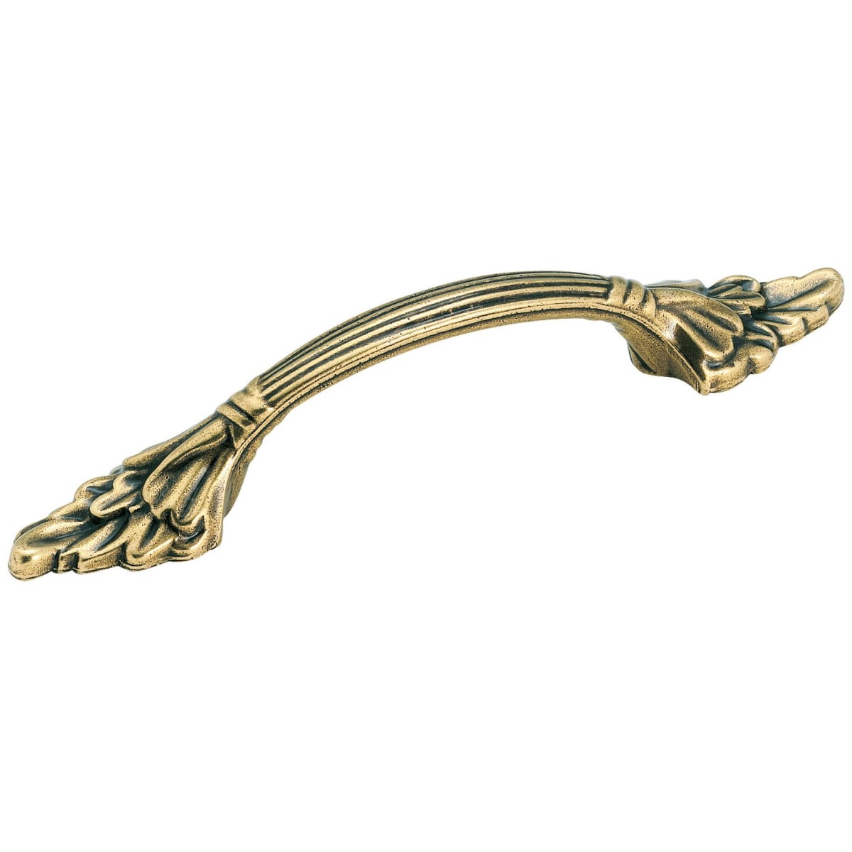 Amerock Natural Elegance Burnished Brass 3" CTC Cabinet Handle Pull BP1330O77