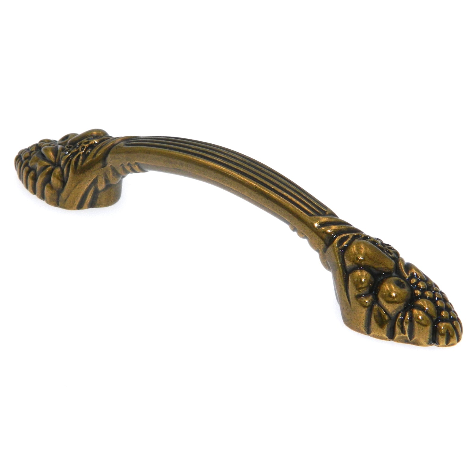 Amerock Natural Elegance Burnished Brass 3"cc Cabinet Handle Pull BP1332O77