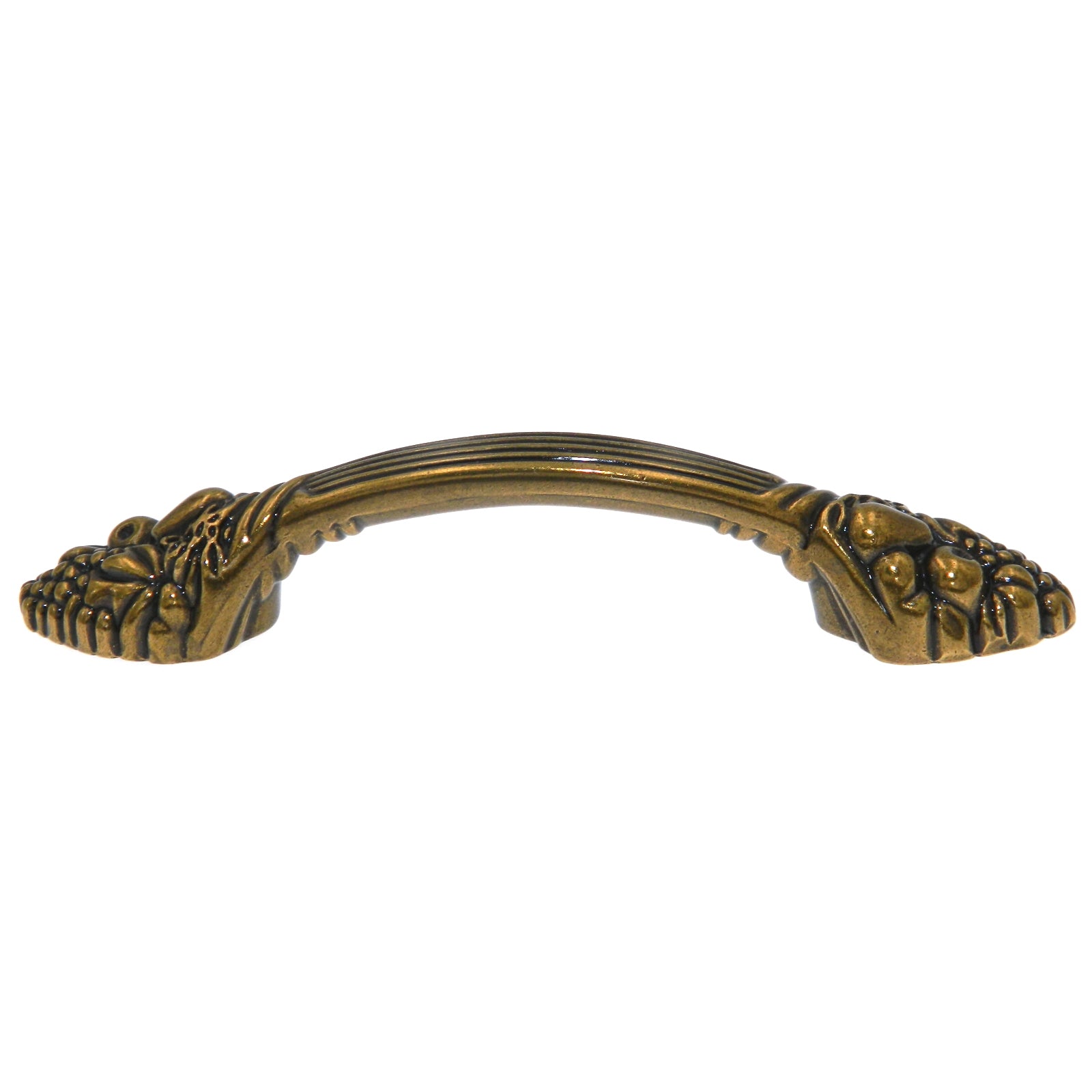 Amerock Natural Elegance Burnished Brass 3"cc Cabinet Handle Pull BP1332O77