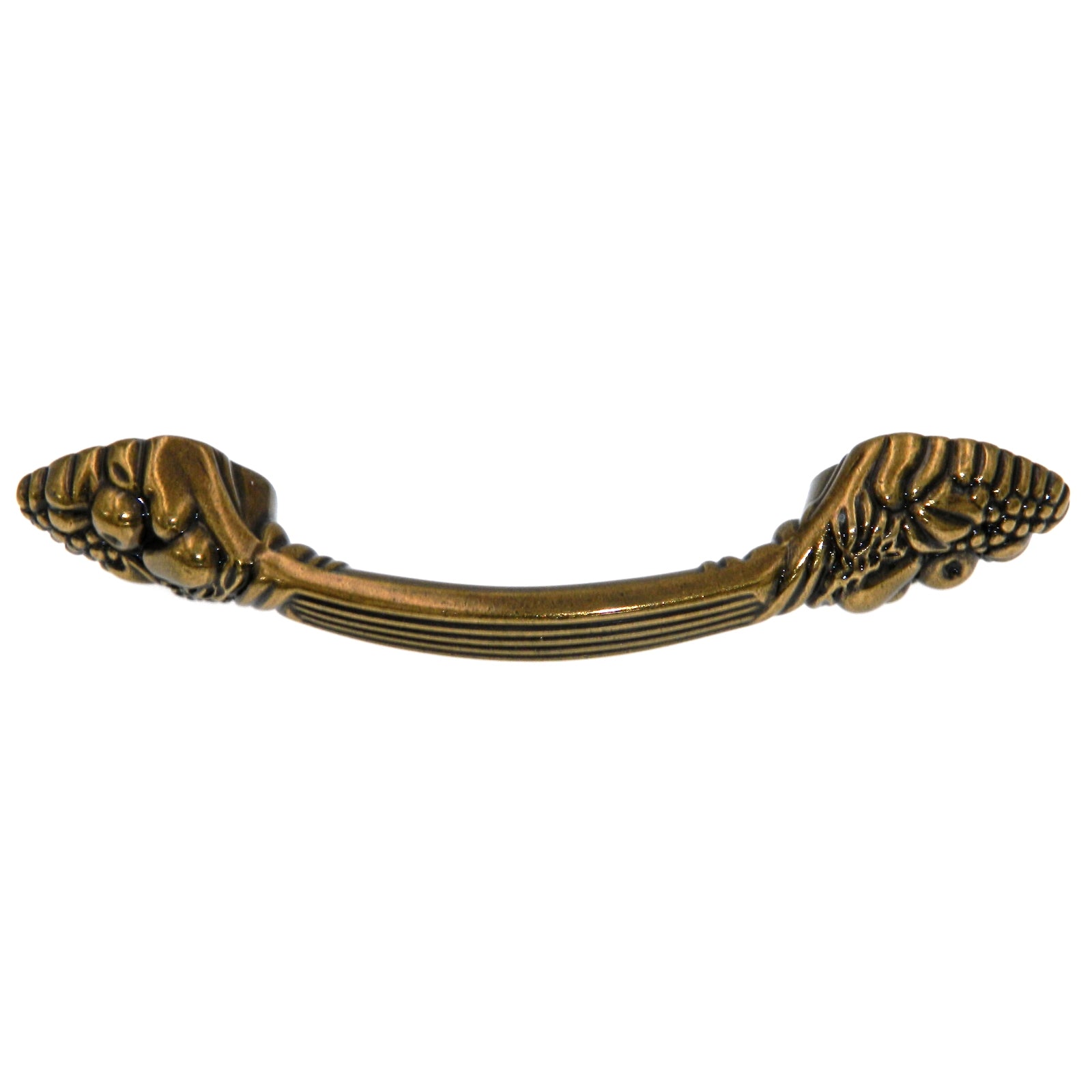 Amerock Natural Elegance Burnished Brass 3"cc Cabinet Handle Pull BP1332O77