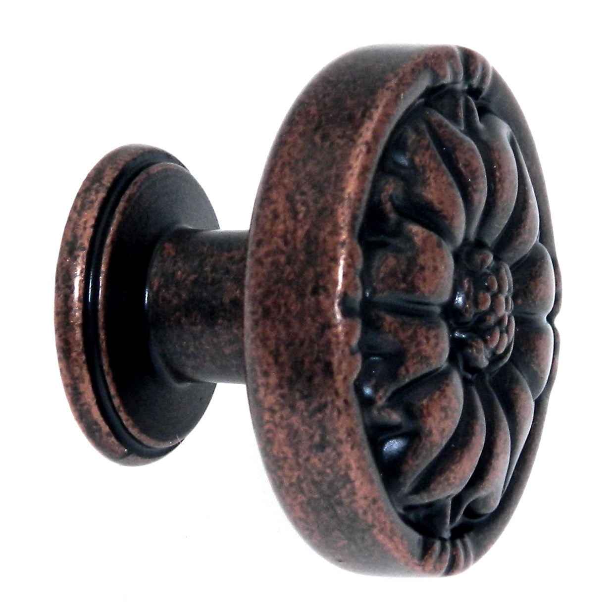 Amerock Natural Elegance Rustic Bronze 1 1/4" Round Cabinet Pull Knob BP1336RBZ