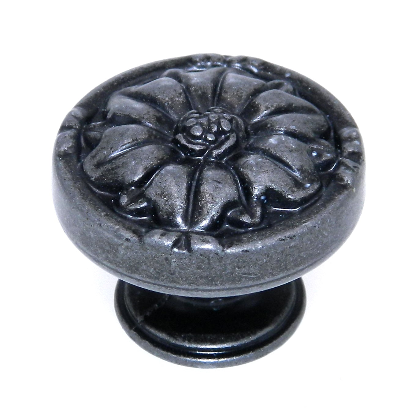 Amerock Natural Elegance Wrought Iron 1 1/4" Round Cabinet Knob BP1336O77