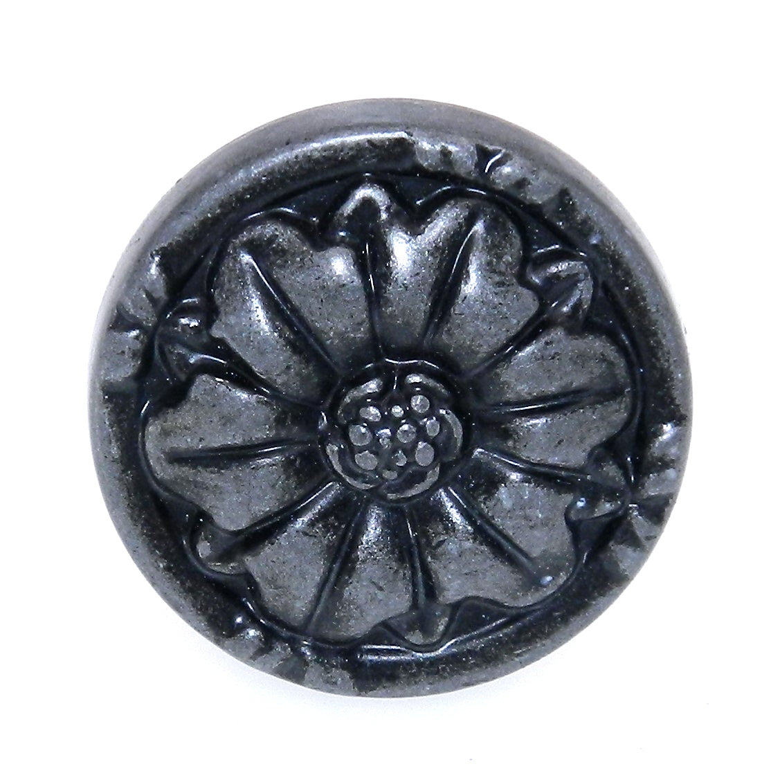 Amerock Natural Elegance Wrought Iron 1 1/4" Round Cabinet Knob BP1336O77