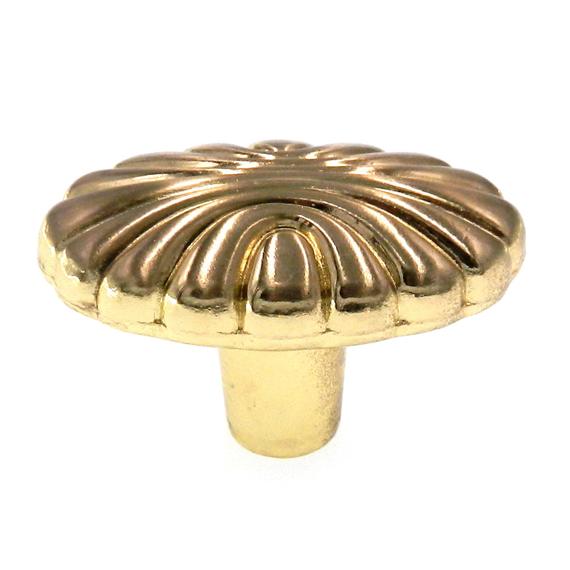 Amerock Natural Elegance Sterling Brass 1-5/8" Oval Cabinet Knob BP1338-O74