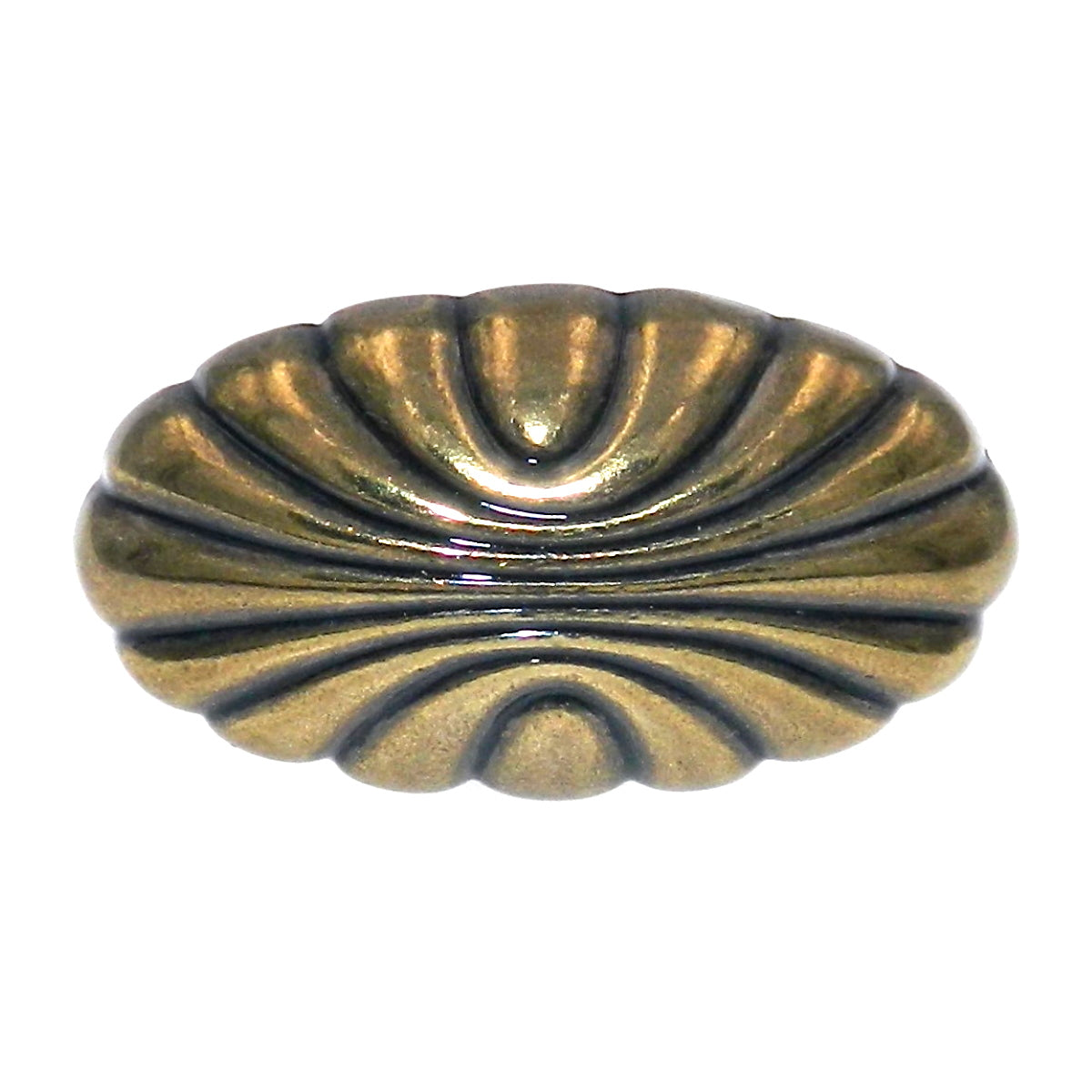 Amerock Natural Elegance Burnished Brass 1 5/8" Cabinet Pull Knob BP1338-O77