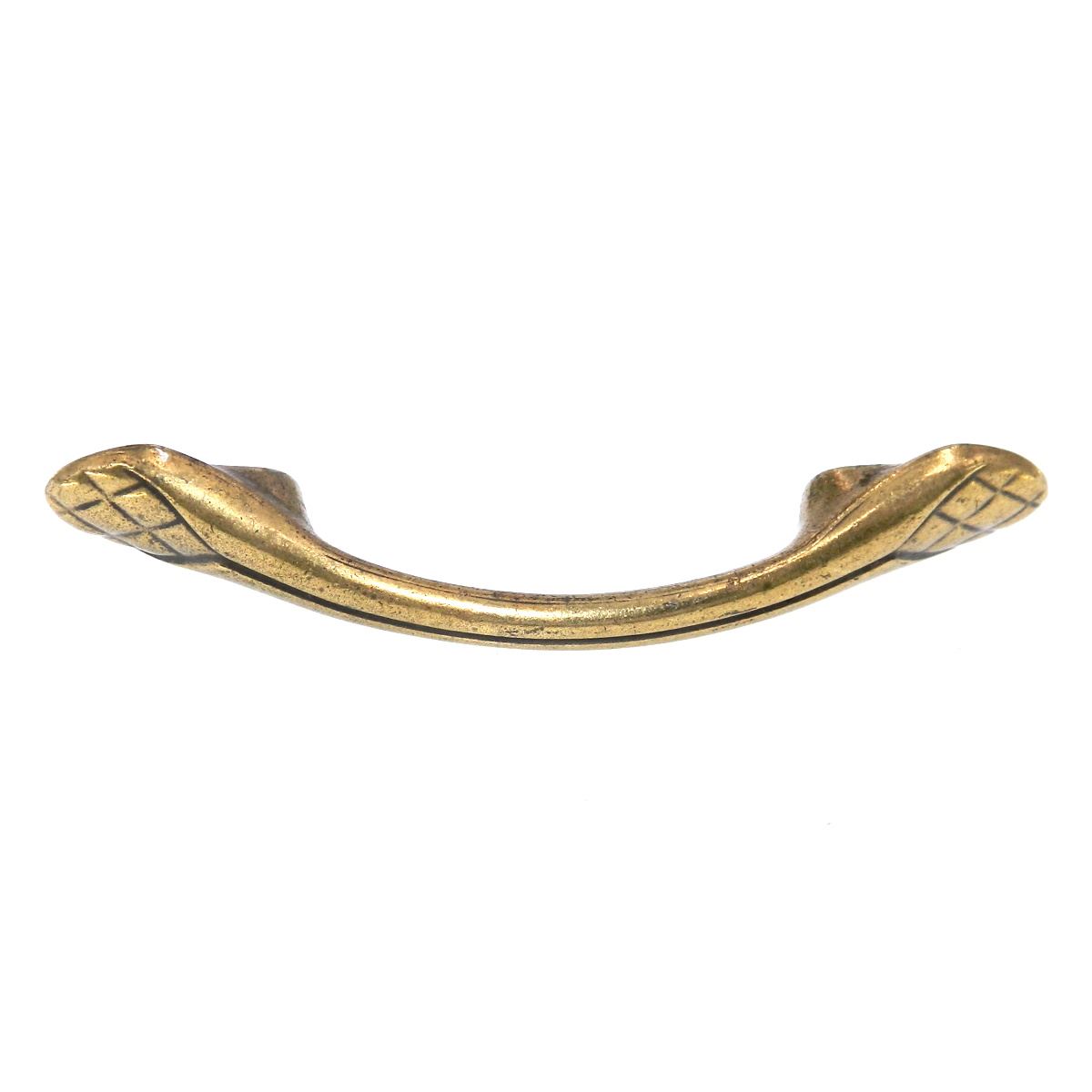 Amerock True Elegance Burnished Brass 3" Ctr Cabinet Arch Pull Handle BP1353-O77