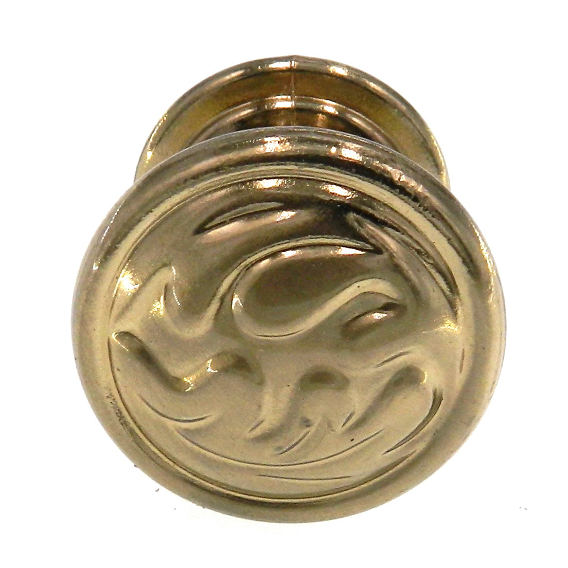 Amerock True Elegance Sterling Brass 1 1/4" Round Cabinet Knob BP1355-O74