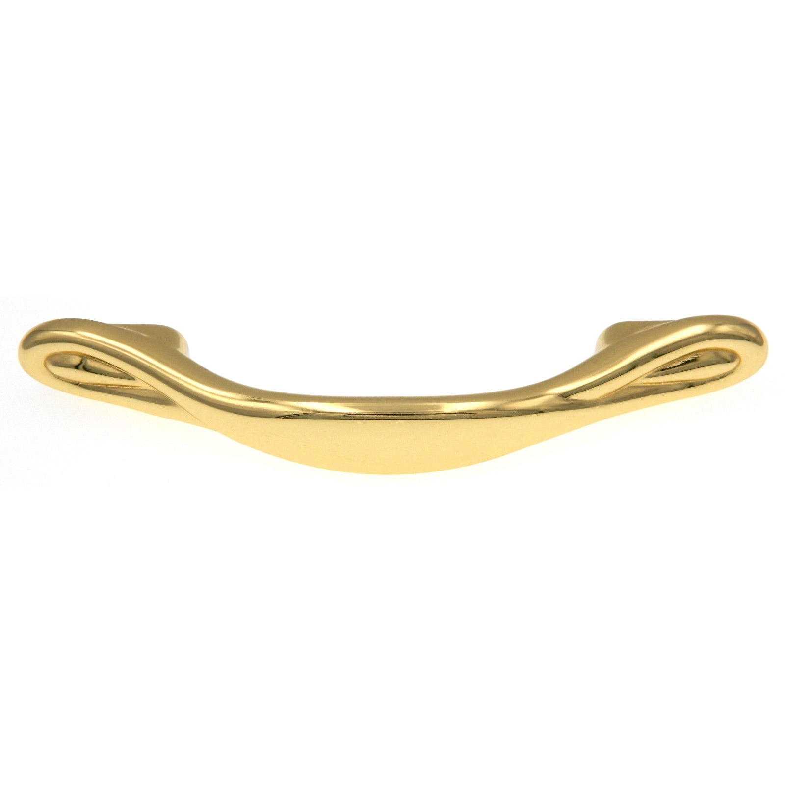 Amerock Reflections Polished Brass 3" Center to Center Cabinet Handle Pull BP13833