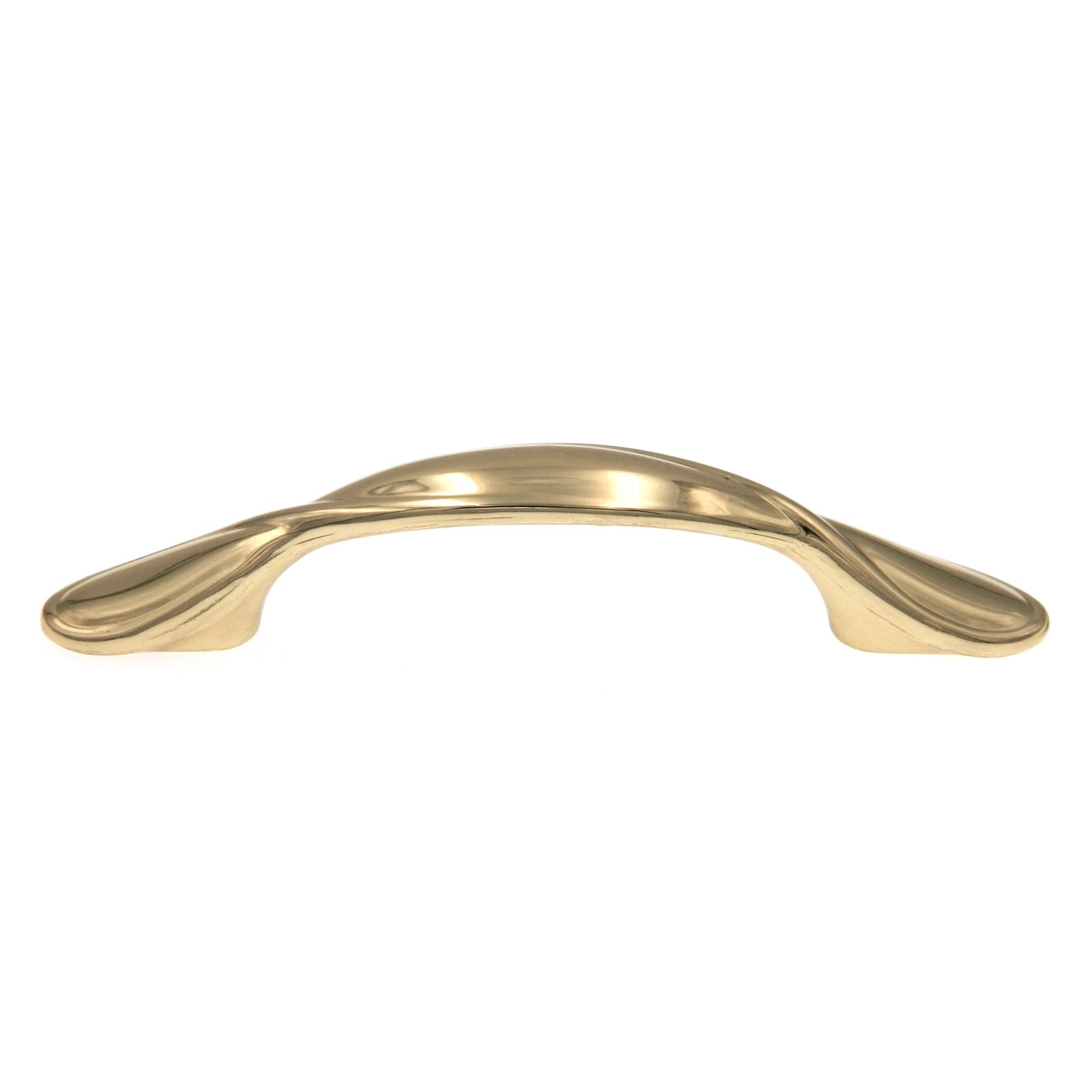 Amerock Reflections Polished Brass Decorative 3"cc Arch Handle Pull BP1384-3