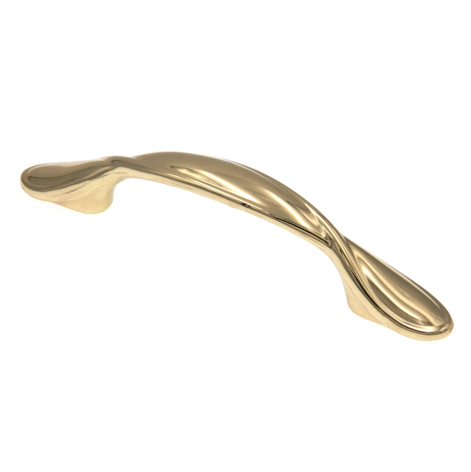 Amerock Reflections Polished Brass Decorative 3"cc Arch Handle Pull BP1384-3