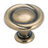 Amerock BP1385-R1 Regency Brass 1 1/4" Round Cabinet Knob Pulls Reflections