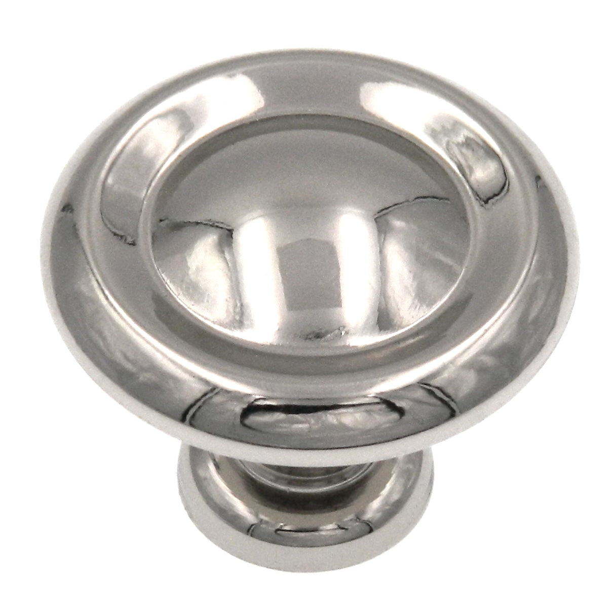 Amerock Reflections Polished Chrome 1 1/4" Round Cabinet Pull Knob BP138626