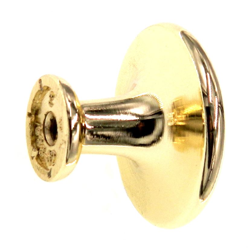 Amerock Reflections Polished Brass 1 1/4" Round Cabinet Knob BP1386-3