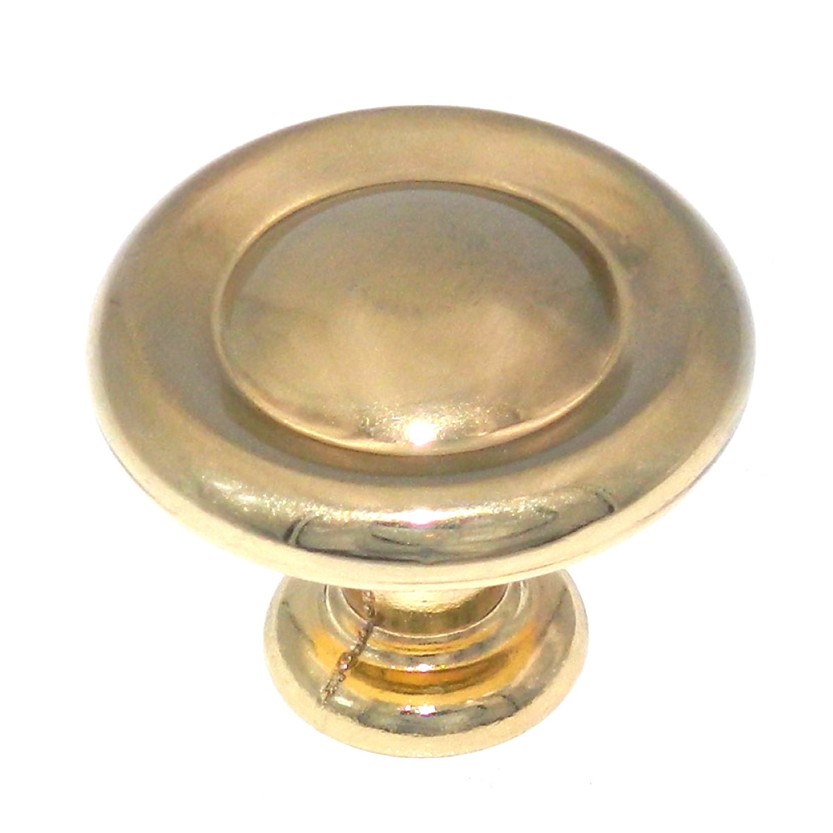 Amerock BP1386-O74 Sterlling Brass 1 1/4" Cabinet Knob Pulls Hint Of Heritage