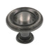 Amerock Hint of Heritage BP1386-PWT 1 1/4" Pewter Dome Cabinet Knob Pull