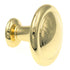 Amerock Reflections Polished Brass 1 1/4" Round Cabinet Pull Knob BP13873