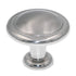 Amerock Reflections Sterling Nickel 1 1/4" Round Cabinet Pull Knob BP1387G9