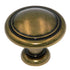 Amerock Reflections Regency Brass 1 1/4" Round Cabinet Pull Knob BP1387R1