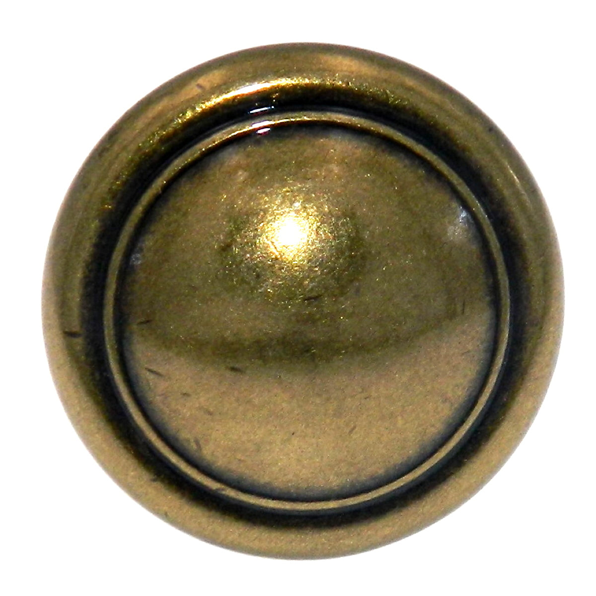 Amerock Reflections Regency Brass 1 1/4" Round Cabinet Pull Knob BP1387R1