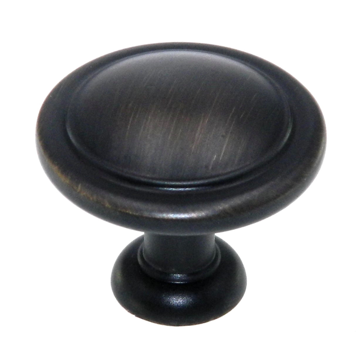 Amerock Reflections Roman Bronze 1 1/4" Round Disc Cabinet Knob BP1387-RB