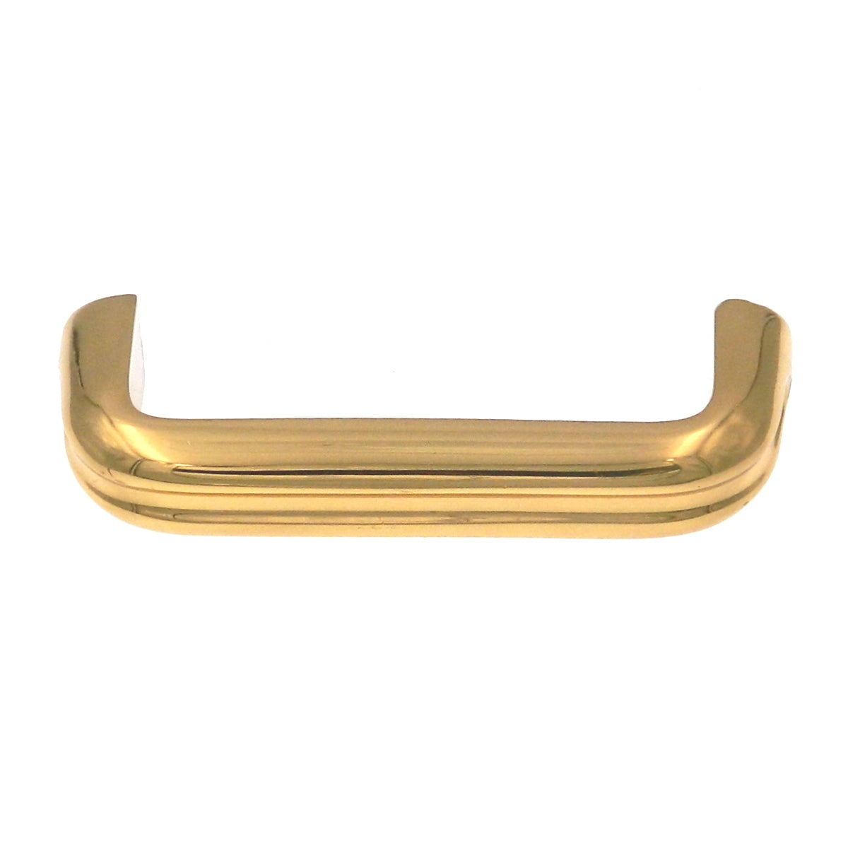 Amerock BP1414-3 Polished Brass Solid Brass 3"cc Cabinet Handle Pulls