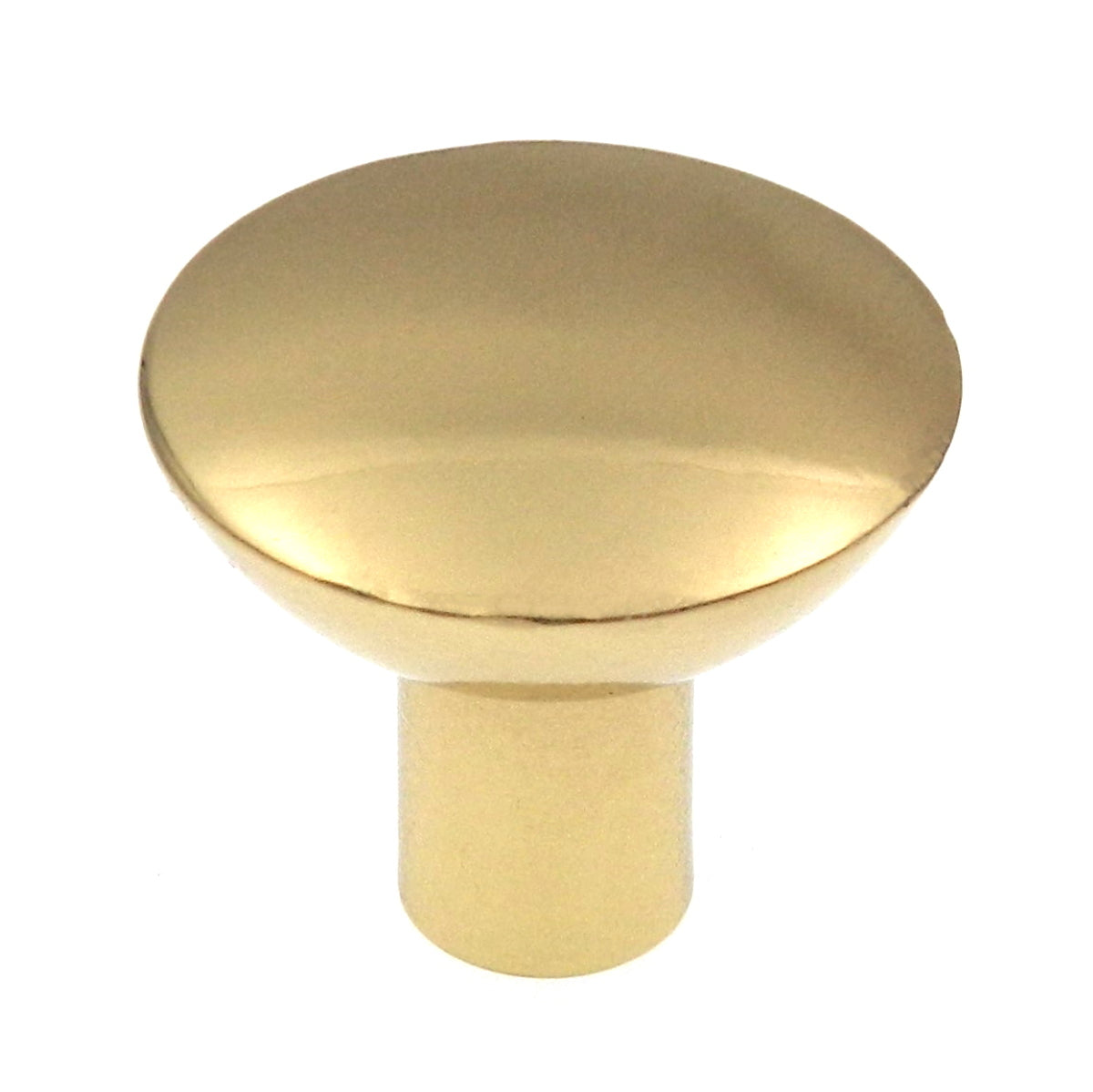 Amerock Hardware BP1416-3 Polished Brass Solid Brass 1 1/8" Cabinet Knob Pulls 