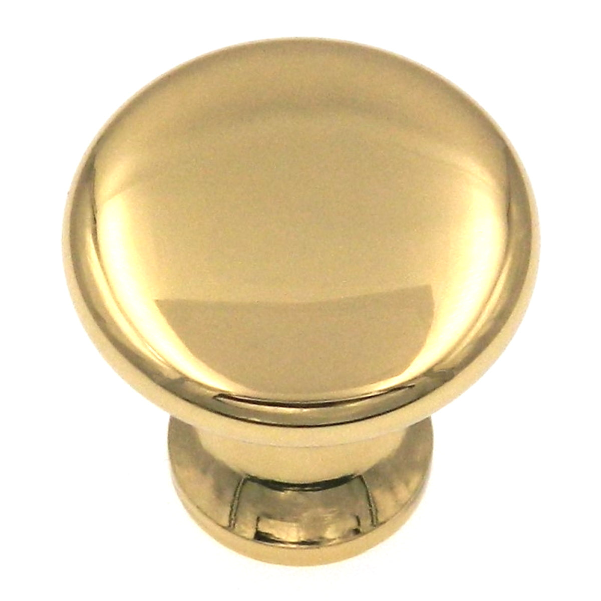 Amerock Hardware BP1423-3 Solid Brass Polished Brass 1" Cabinet Knob Pulls