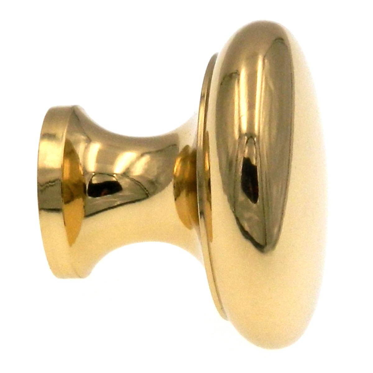 Amerock Allison Polished Brass 1 1/4" Mushroom Cabinet Solid Brass Knob BP14243