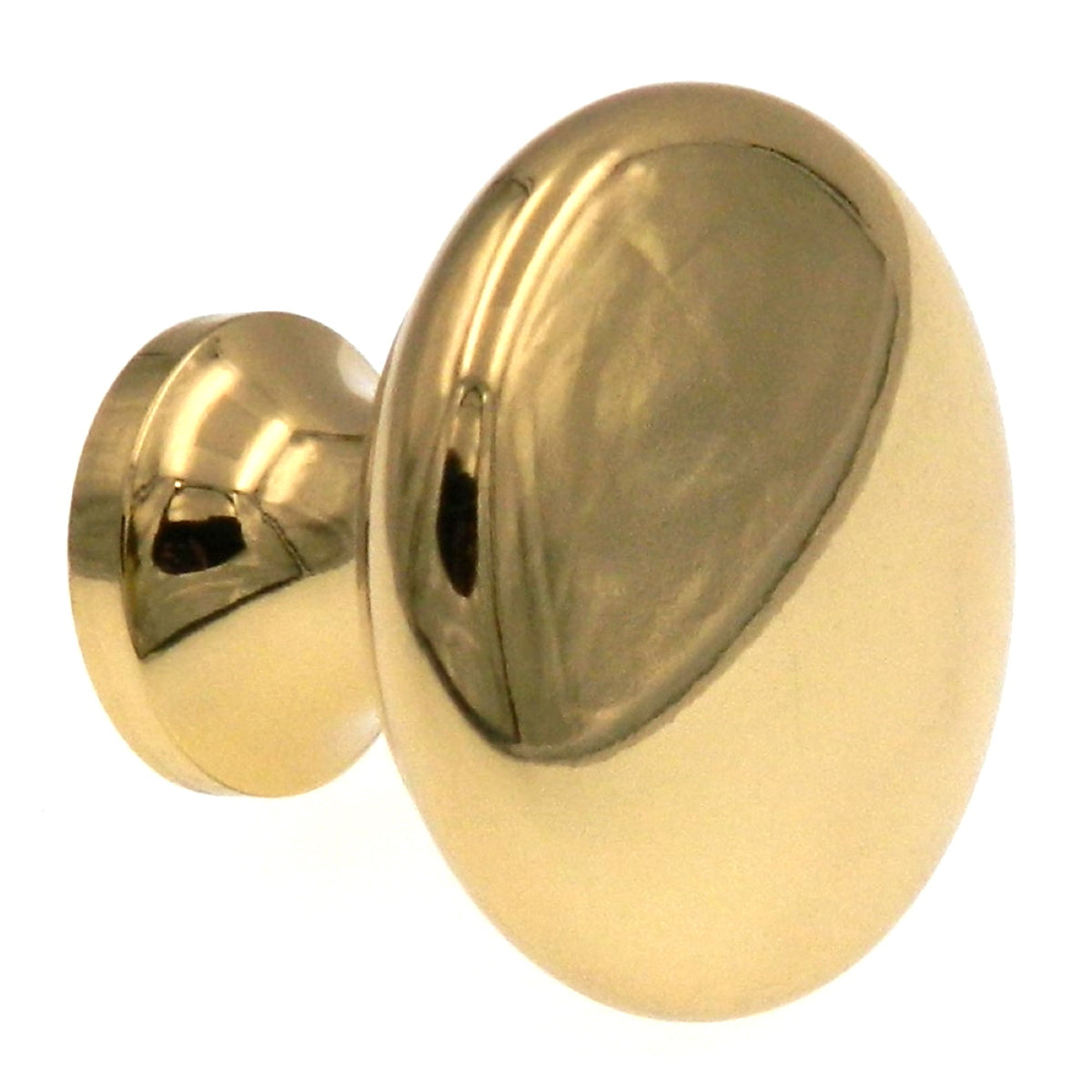 Amerock Allison Polished Brass 1 1/4" Mushroom Cabinet Solid Brass Knob BP14243