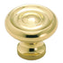 Amerock Allison BP1430-3 Polished Brass 1 1/4" Cabinet Knob Pull