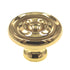 Amerock Colonial Polished Brass Solid Brass 1 1/2" Round Cabinet Knob BP1431-3