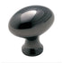 Amerock BP1443-BNB Solid Black Nickel 1 1/4" Oval Cabinet Knob Pulls Allison